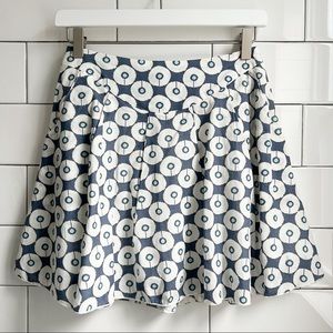 Dandelion Print Mini Skirt